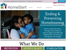 Tablet Screenshot of homestart.org